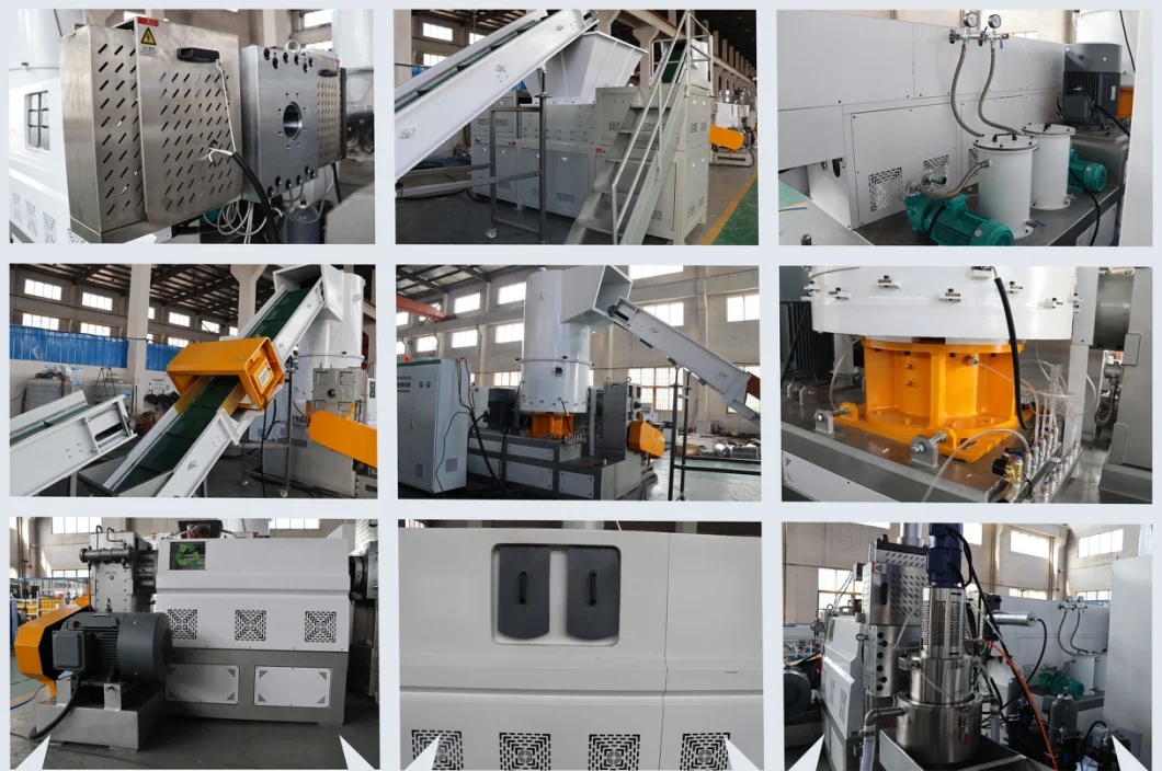 Retech Double-Stage PP/PE/LDPE/LLDPE Plastic Agriculture Film Water-Cooling Woven Bags Crushing Washing Dewatering Recycling Pelletizing Machine