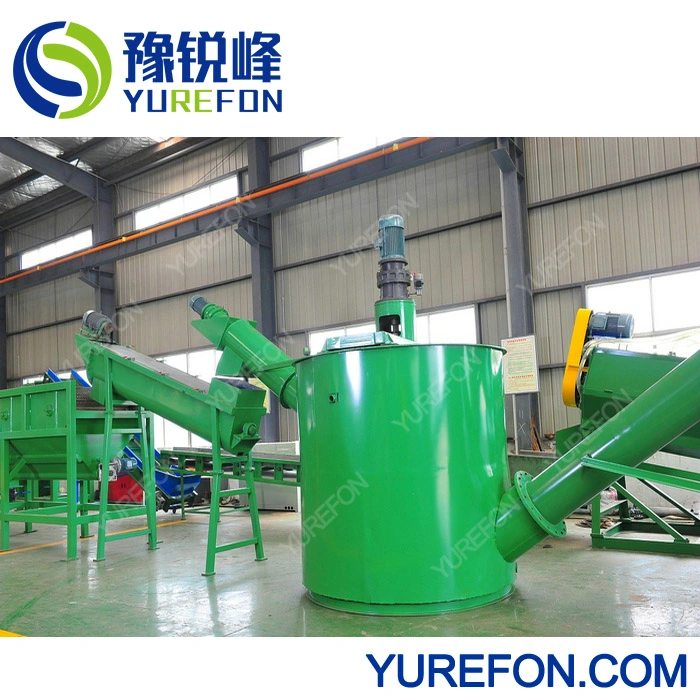 Waste Plastic Pet Bottle Flake/Drum/Pallet/PP/HDPE/LDPE/Rubber/Lump/PVC Pipe/PE Film/Jumbo Woven Bags/Garbage Crushing Crusher Recycling Plant Washing Machine