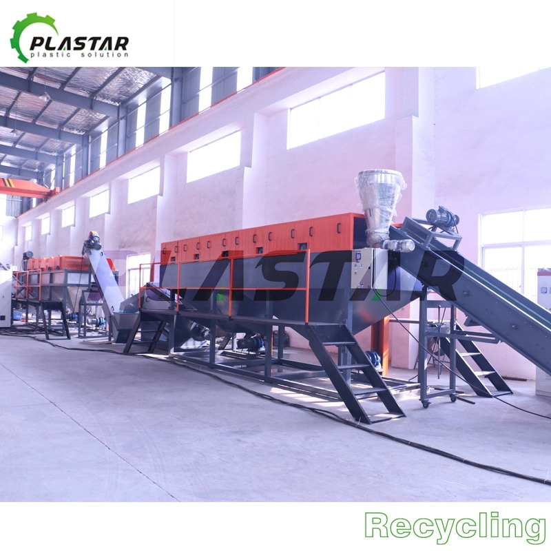 Pet/PP/PE/Agricultural Film/Woven Bag/Nylon/Bottle Flakes/ Pipes Shredder Crusher Washing Machine Plastic Recycling Machine Granulator Pelletizing Machine