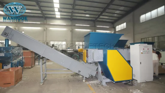 Industrial Single Shaft Waste Scrap Metal Plywood Wood Pallet Plastic PP/PE/HDPE/LDPE/PVC Pipe Shredder Machine