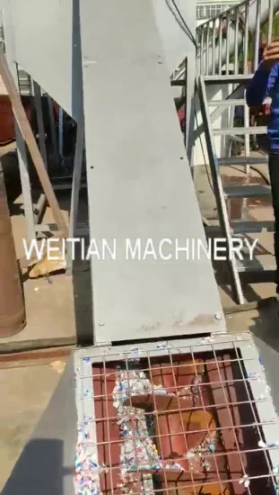 Automatic Pet PP PE Milk Bottles Plastic Buckets Baskets Crushing Washing Recycling Machine Line